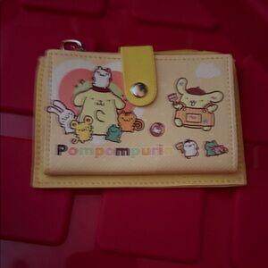 Hello Kitty Yellow Wallet with Cute Characters